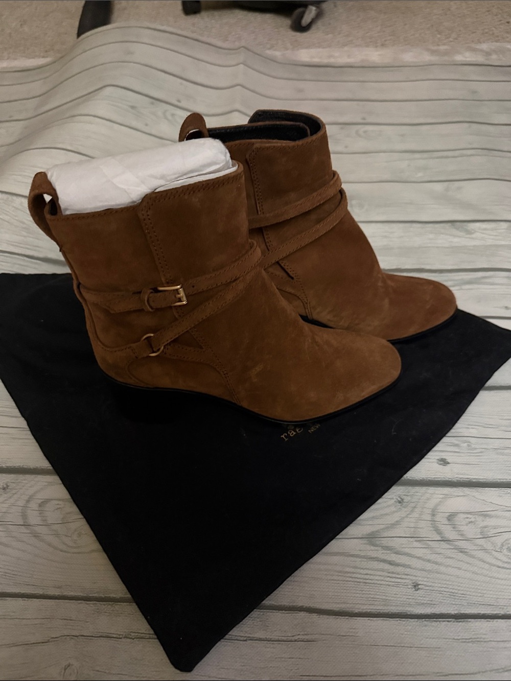 Women's Brown Suede Ankle Boots